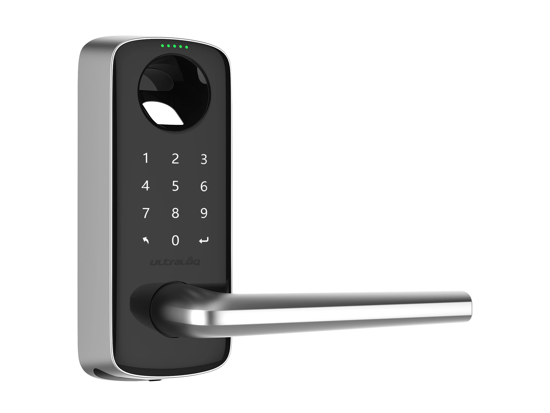 Ultraloq Lever Bluetooth Enabled, Fingerprint and Touchscreen Smart Lever Lock