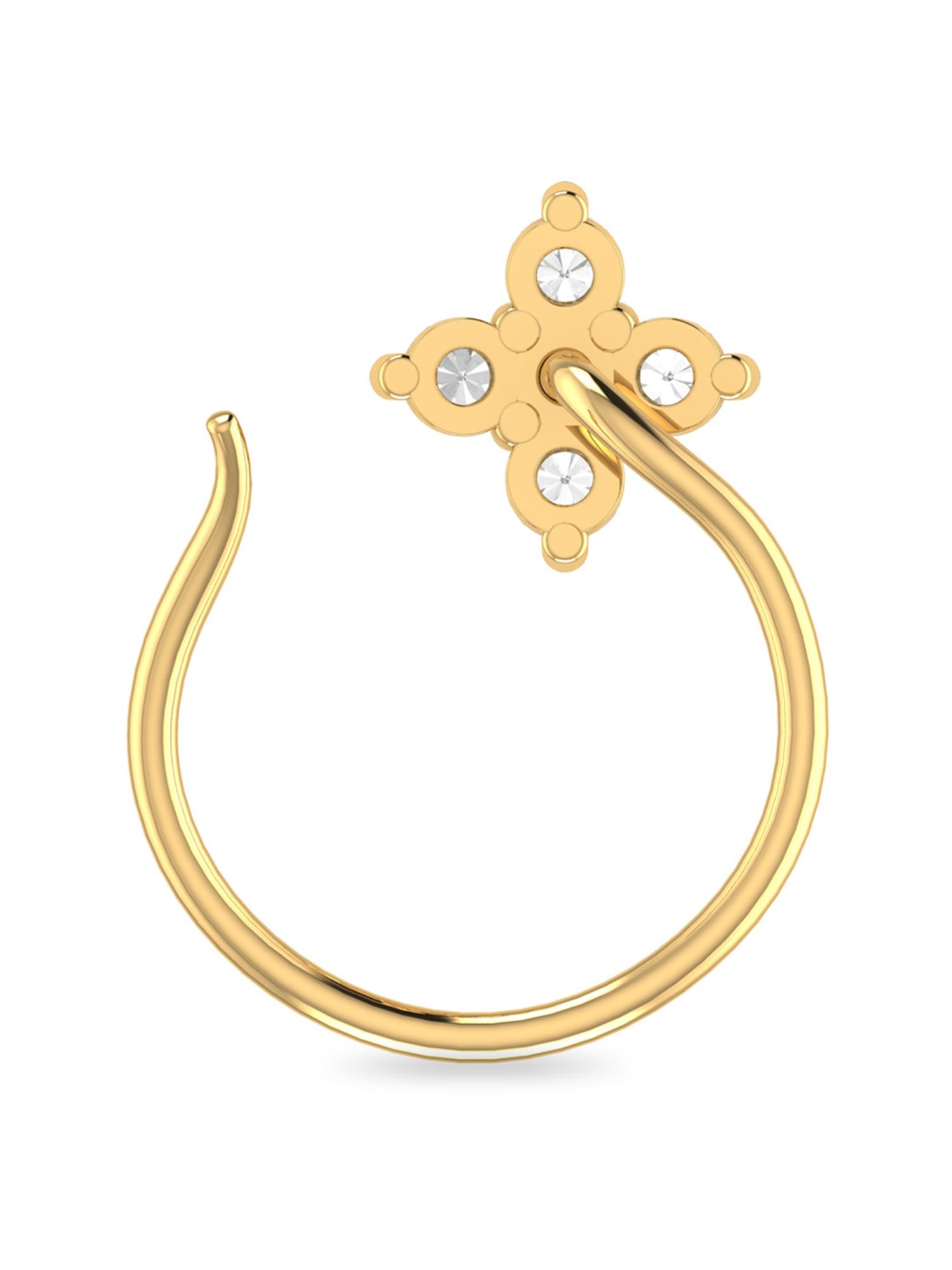 PC Jeweller Blian 18k Gold Nosepin for Women