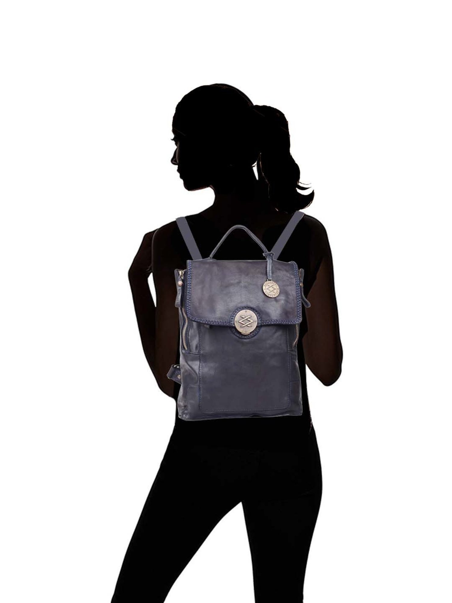 KOMPANERO Blue Large Laptop Backpack