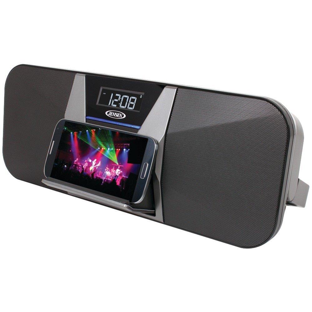 Jensen JBD_400 Portable Bluetooth Speaker_FM Receiver with Charging for Smartphones