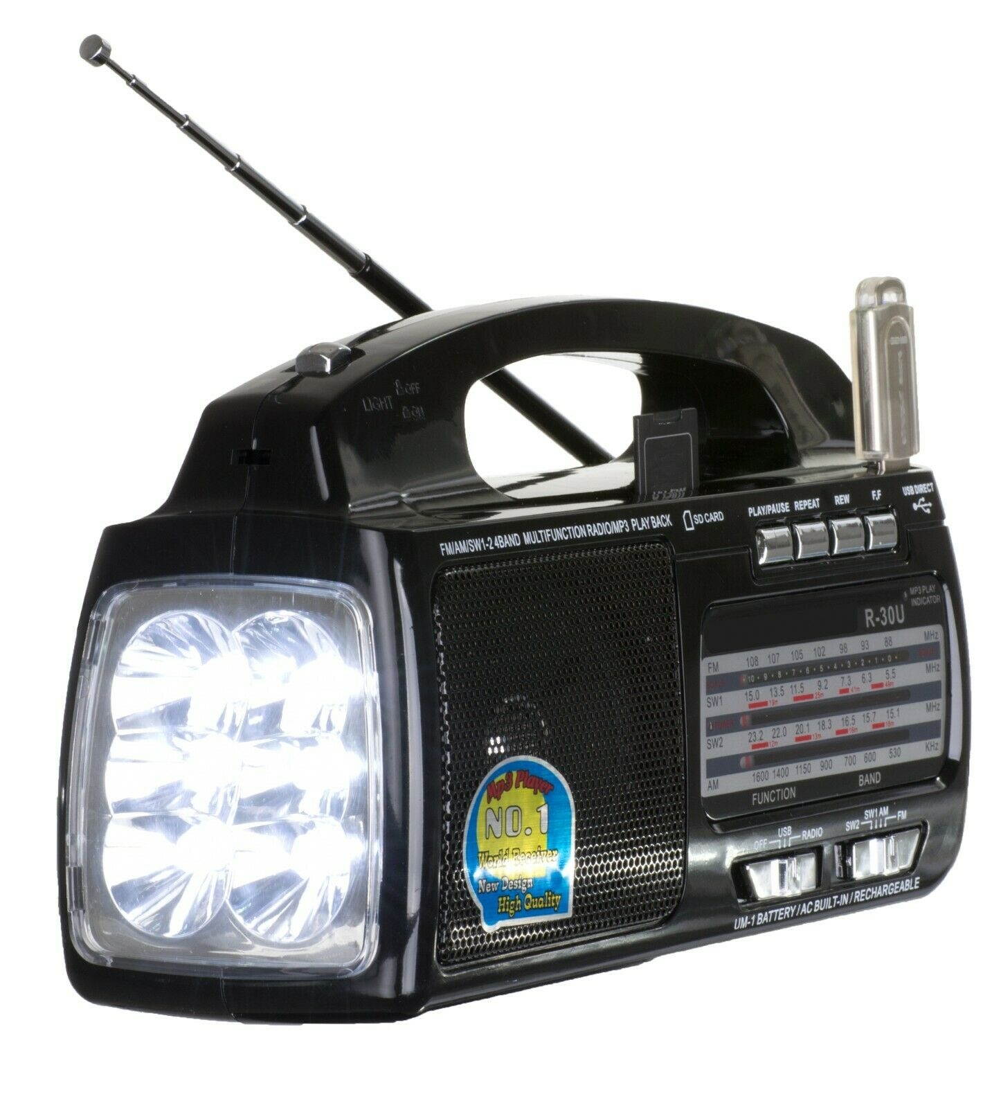 QFX R-30U AM/FM/SW1-SW2 Radio