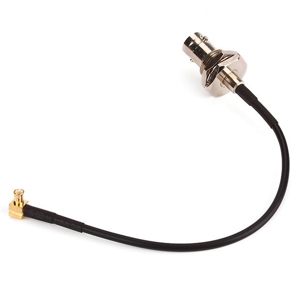 BNC Female to MMCX Plug Male Right Angle Adapter RG174 Cable For Wi-Fi WLAN