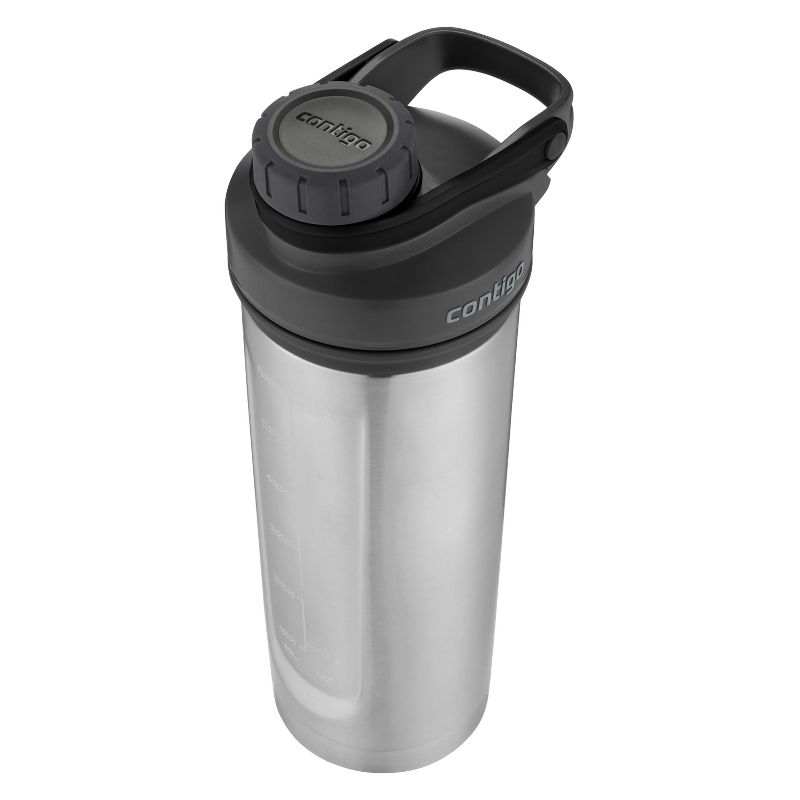 Contigo 24oz Shake and Go Fit Thermalock Hydration Bottle Silver