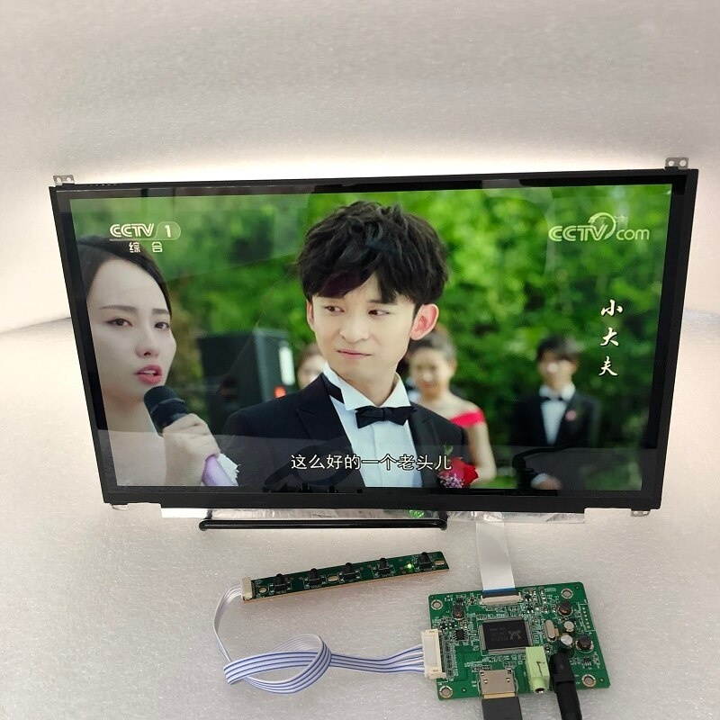 13.3 inch display capacitive touch module kit1920x1080 IPS HDMI LCD Module Car Raspberry Pi 3 10 point capacitive touch Monitor