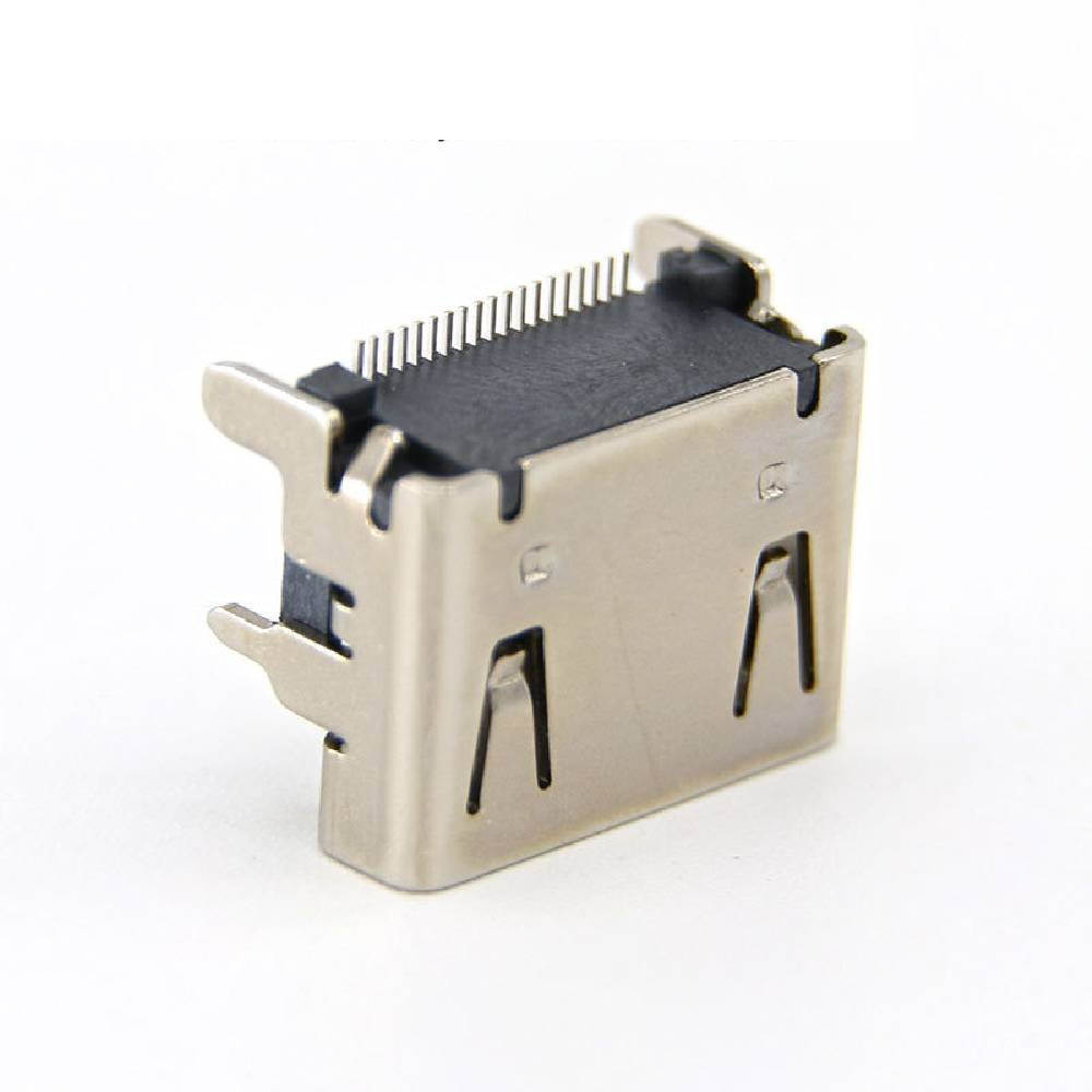 10PCS Patch 19Pin HDMI HD Interface Socket Gold Female Connector Socket