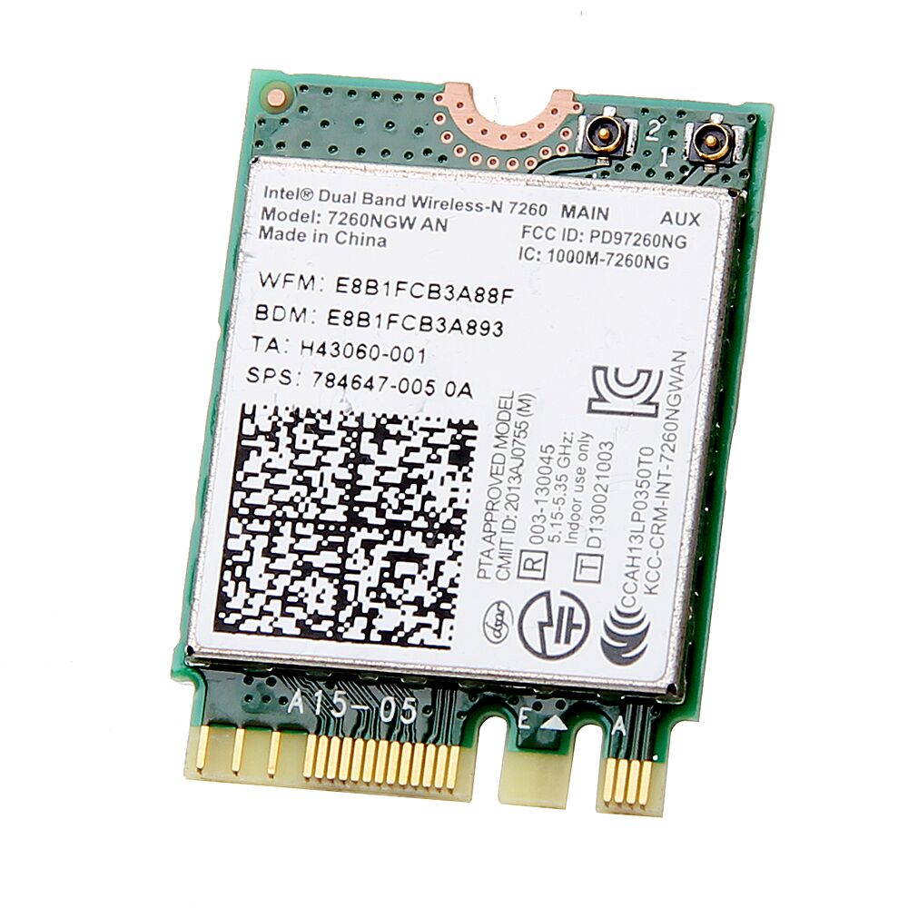 Weastlinks Dual Band Wireless-N For Intel 7260NGW AN 7260 NGFF Wifi Bluetooth 4.0 Mini Wlan Card Support HP/Asus/Acer/Dell/Toshiba Laptop
