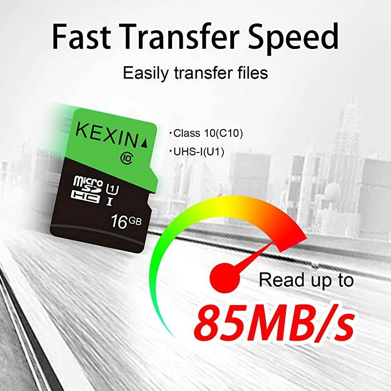 Micro SD Card 16 GB 5 Pack MicroSDHC UHSI Memory Card Class 10 High Speed Micro SD Card C10 U1