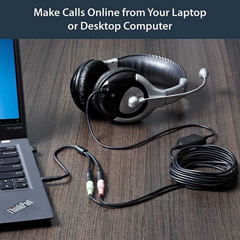 com Headset Adapter Microphone and Headphone Splitter 35mm Male Aux to 35mm Female Audio amp Mic Combo Jack Y Cable for Laptop PC MUYHSMFF Black