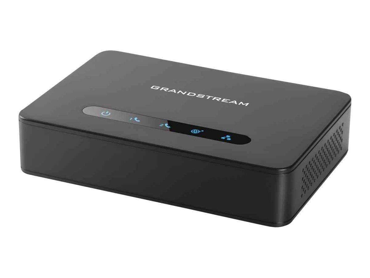 Grandstream Powerful 3-way Voice Conferencing 2-Port ATA Gigabit NAT Router