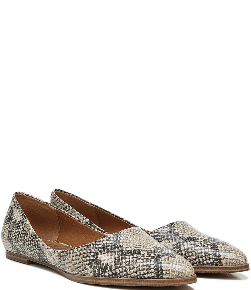 Zodiac Hill Snake Print Slip-On Flats