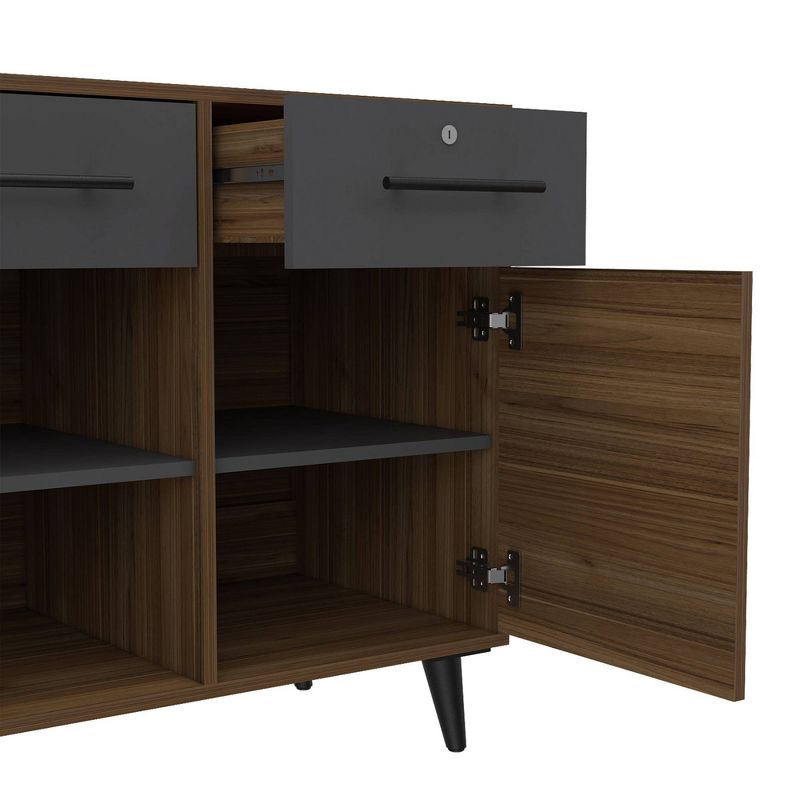 Lindon File Console Table Brown - RST Brands