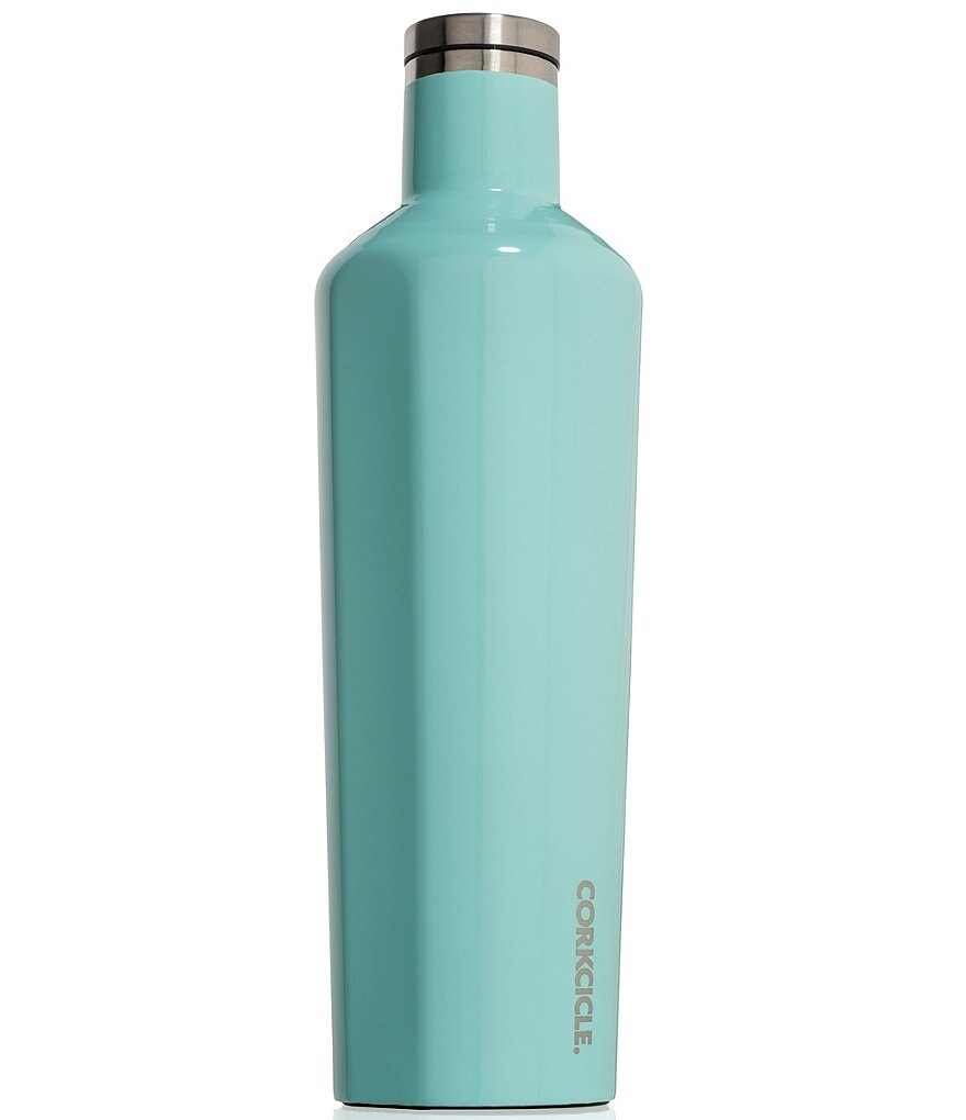 Corkcicle Stainless Steel Triple-Insulated 25-oz Classic Turquoise Canteen