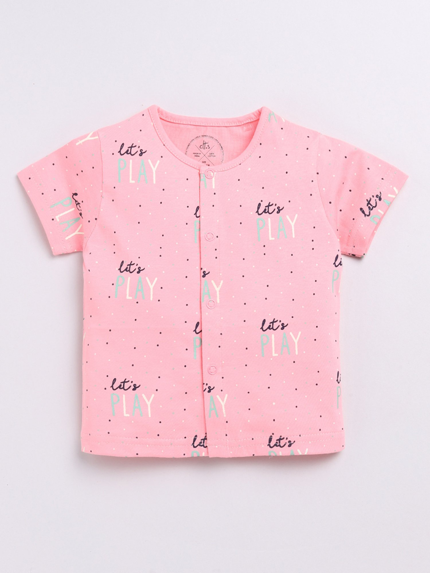 Clt.s Boys Light Blue Printed T-Shirt with Pants