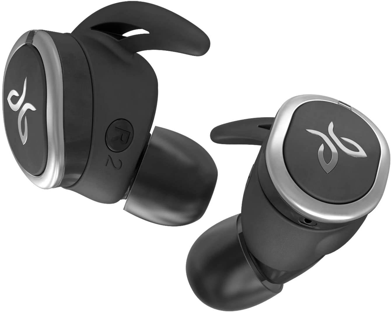 Jaybird RUN True Wireless Headphones for Running, Secure Fit, Sweat-Proof and Water Resistant, Custom Sound, 12 Hours In Your Pocket, Music + Calls (Jet)