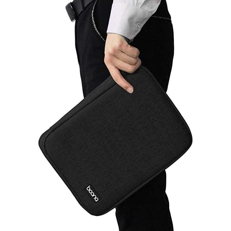 Travel Cable Bag Cord pouch Electronic Organizer Universal Cable Organizer Electronics Accessories Cases for Cables, Charger, Phone, USB, SD Card and ipad air (Large Single-Layer, Black)