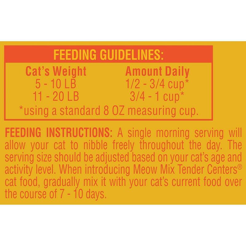 Meow Mix Tender Centers with Basted Bites with Flavors of Beef & Salmon Adult Complete & Balanced Dry Cat Food - 3lbs