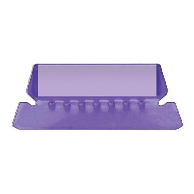 pendaflex hanging folder tabs, 2", clear violet, 25 tabs and inserts per pack 42 vio