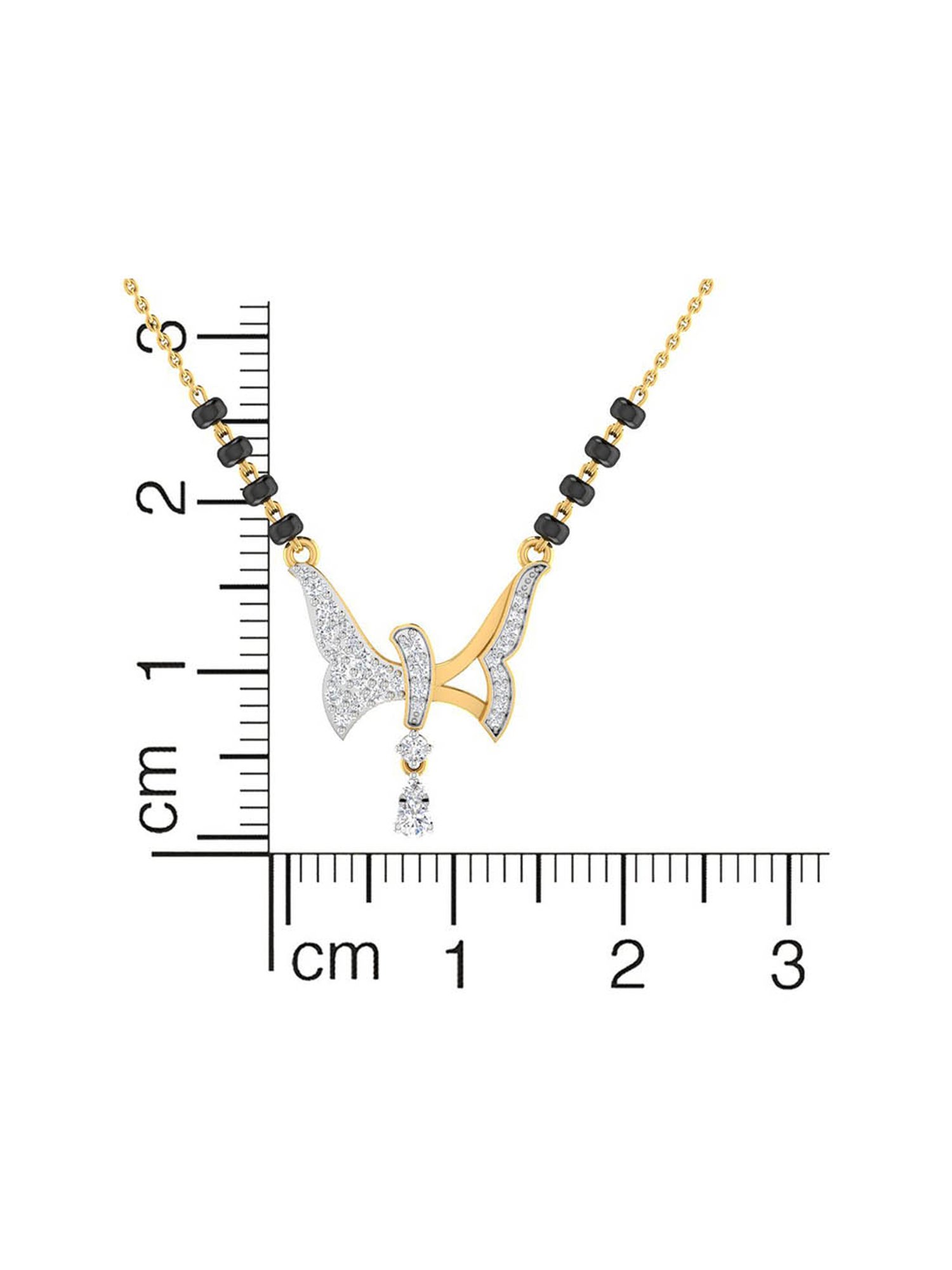 Waman Hari Pethe Jewellers 18k Gold & Diamond Mangalsutra for Women