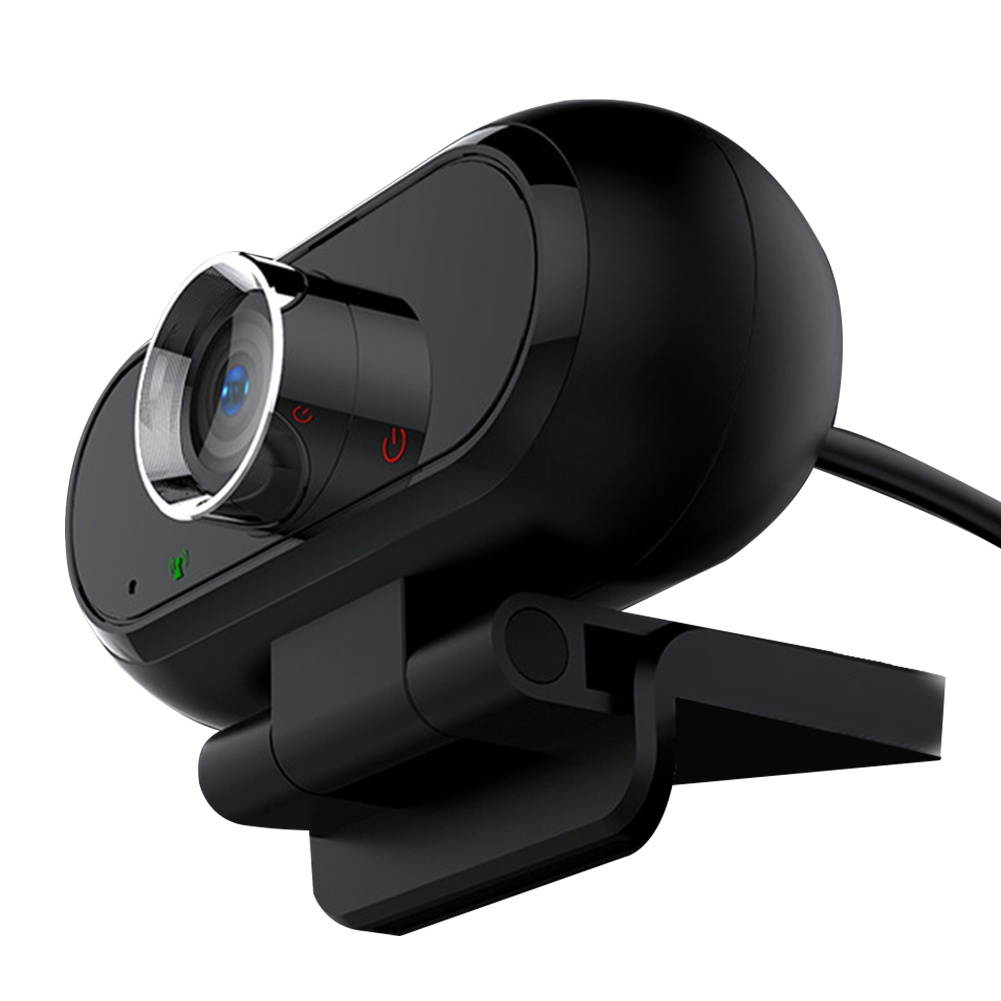 Full HD 1080P Computer Webcam Home Office Streaming Camera Built In Microphone