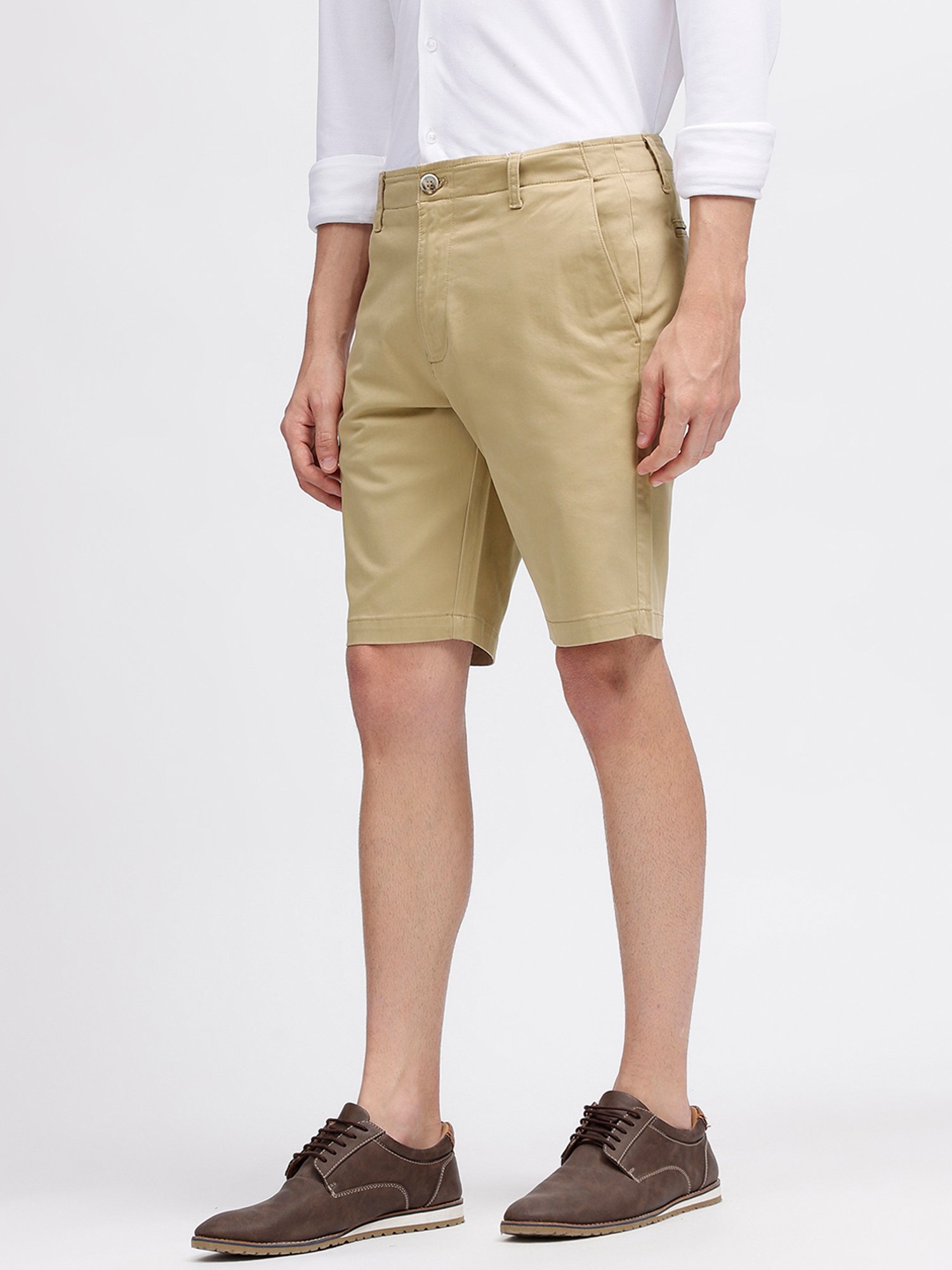 Bruun & Stengade Beige Regular Fit Shorts