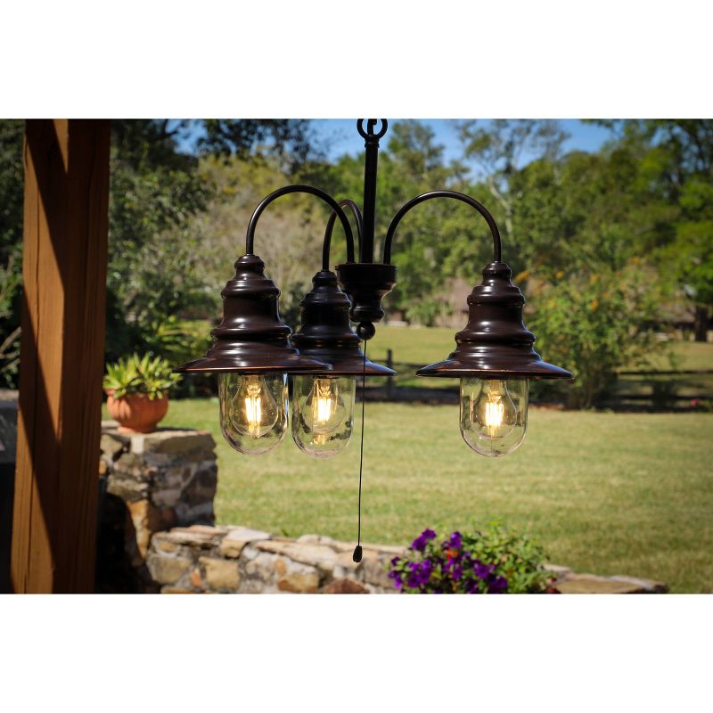 Bel Air Lighting Outdoor Hanging Pendant Black