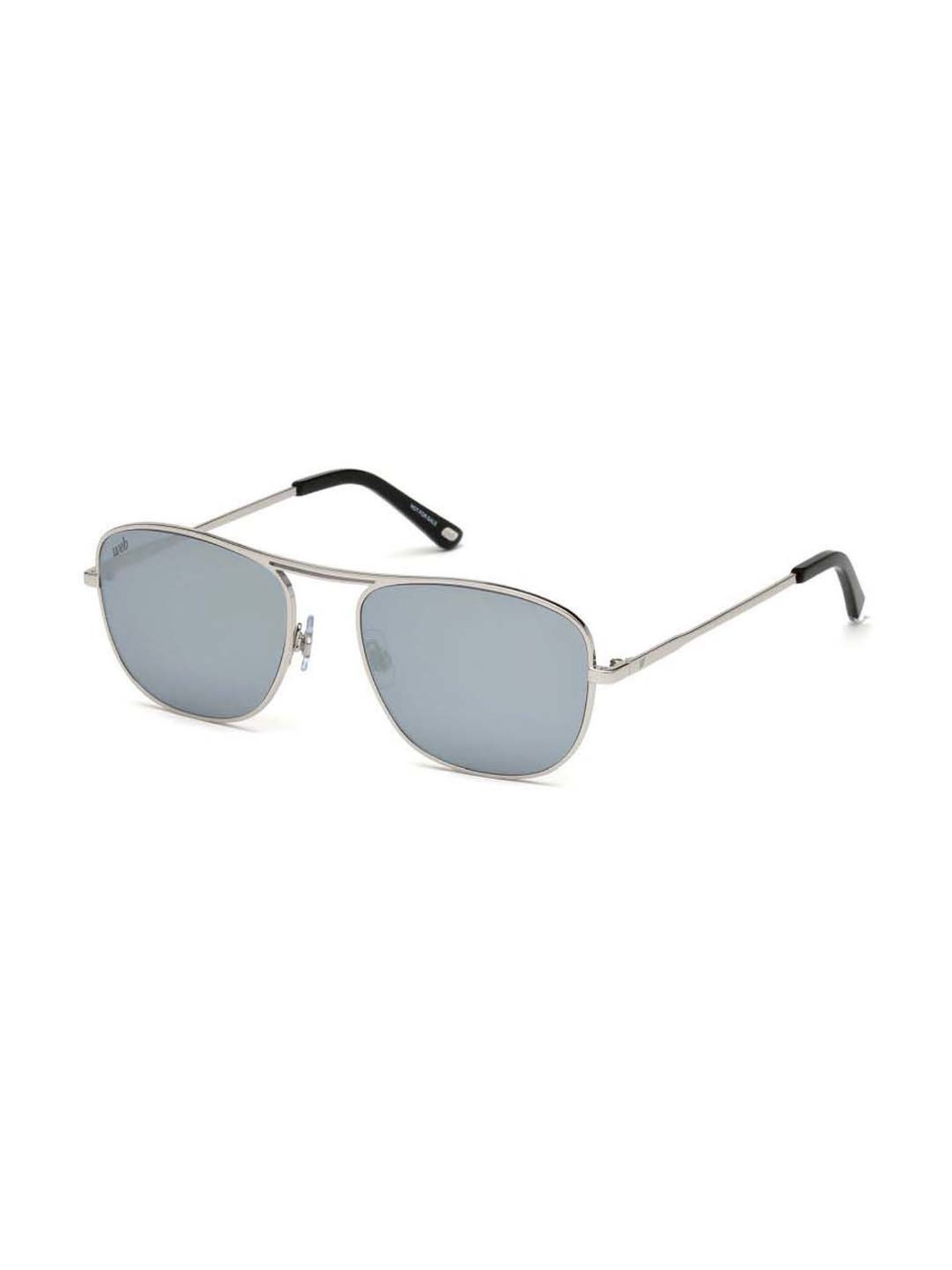 WEB EYEWEAR Grey Square Sunglasses Designed in Italy