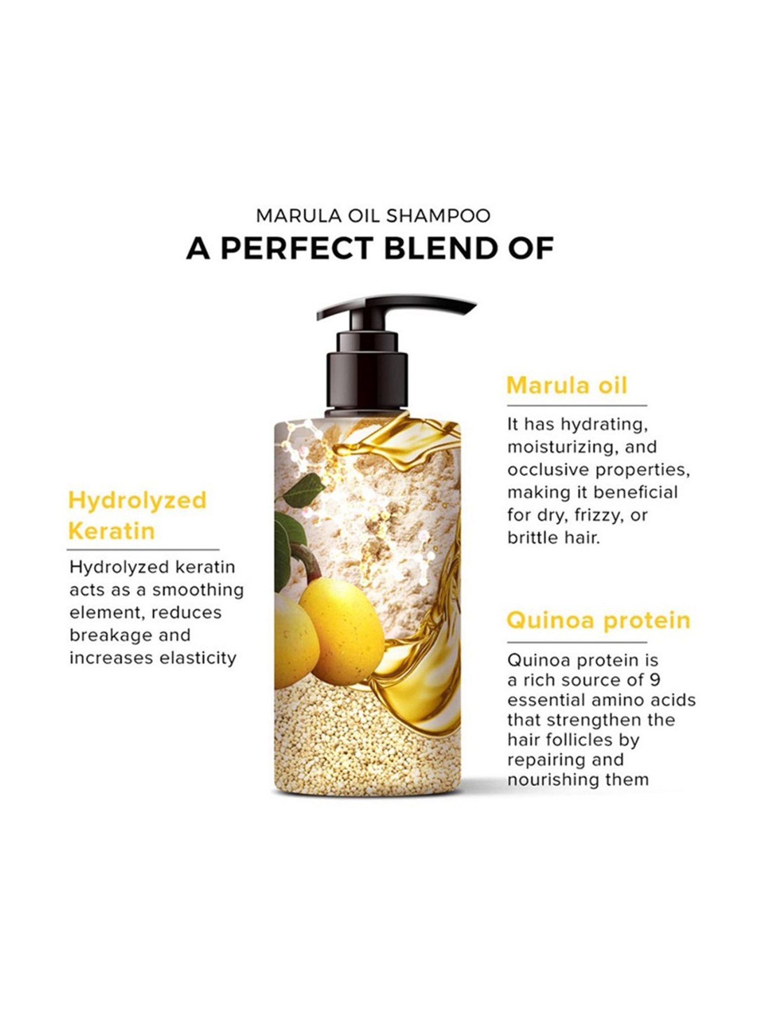 De Fabulous Marula Oil Shampoo - 250 ml