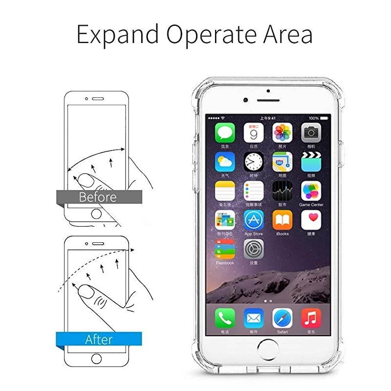 Phone Ring Holder Stand Transparent Finger Grip 360 Degree Rotation Universal Smartphone Finger Ring Stand Kickstand 2 X Silver 2 X Rose Gold