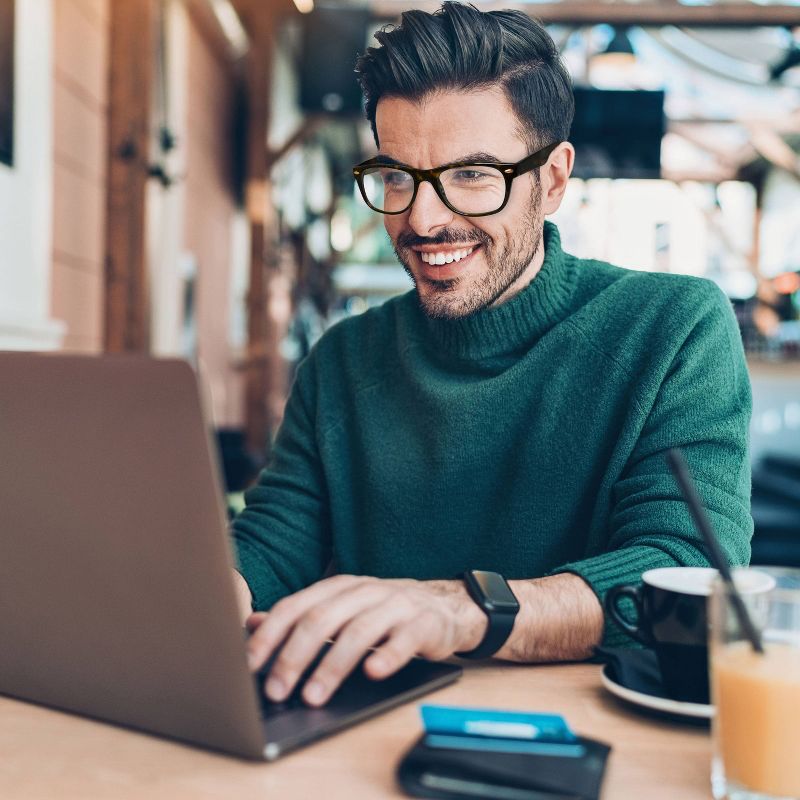 Women's Cateye Blue Light Filtering Glasses - A New Day™ Dark Brown