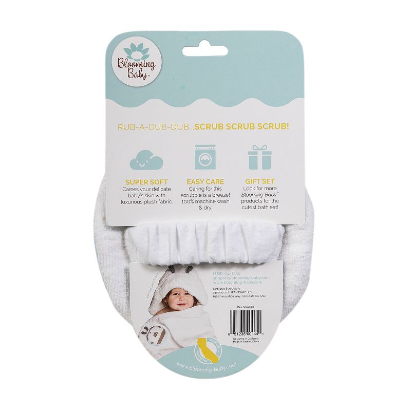 Baby Boys' Basic Muslin Hooded Towel - Cloud Island™ Mint/Aqua/White