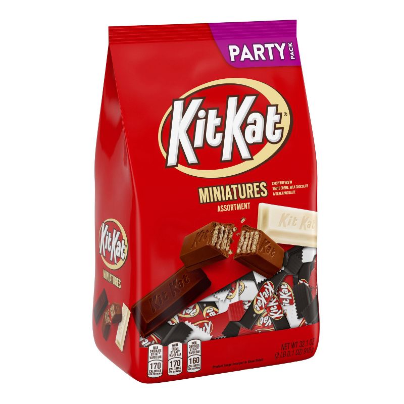 Kit Kat Miniatures Assorted Chocolate Candy - 32.1oz