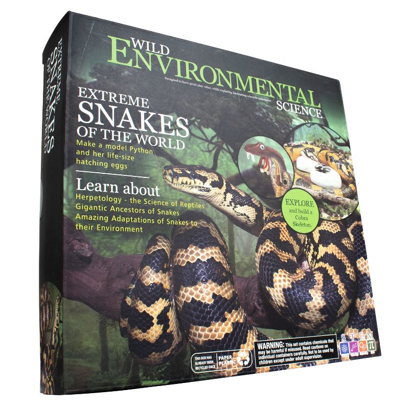 WILD! Science Environmental Science Extreme Snakes of the World - For Ages 6+