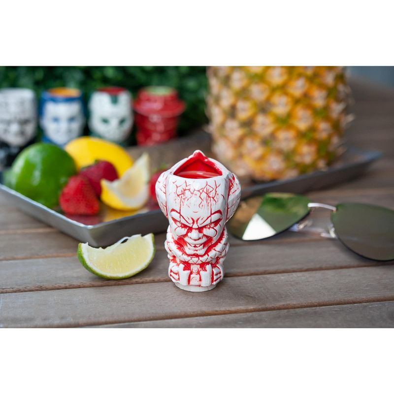 Beeline Creative Geeki Tikis IT Pennywise Ceramic Mini Muglet | Holds 2 Ounces