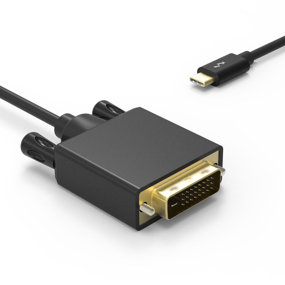 USB C TO DVI CABLE,Belinda USB 3.1 Type C (USB-C) to DVI Adapter Cable 6FT for 2017 MacBook Pro/Samsung Galaxy S8