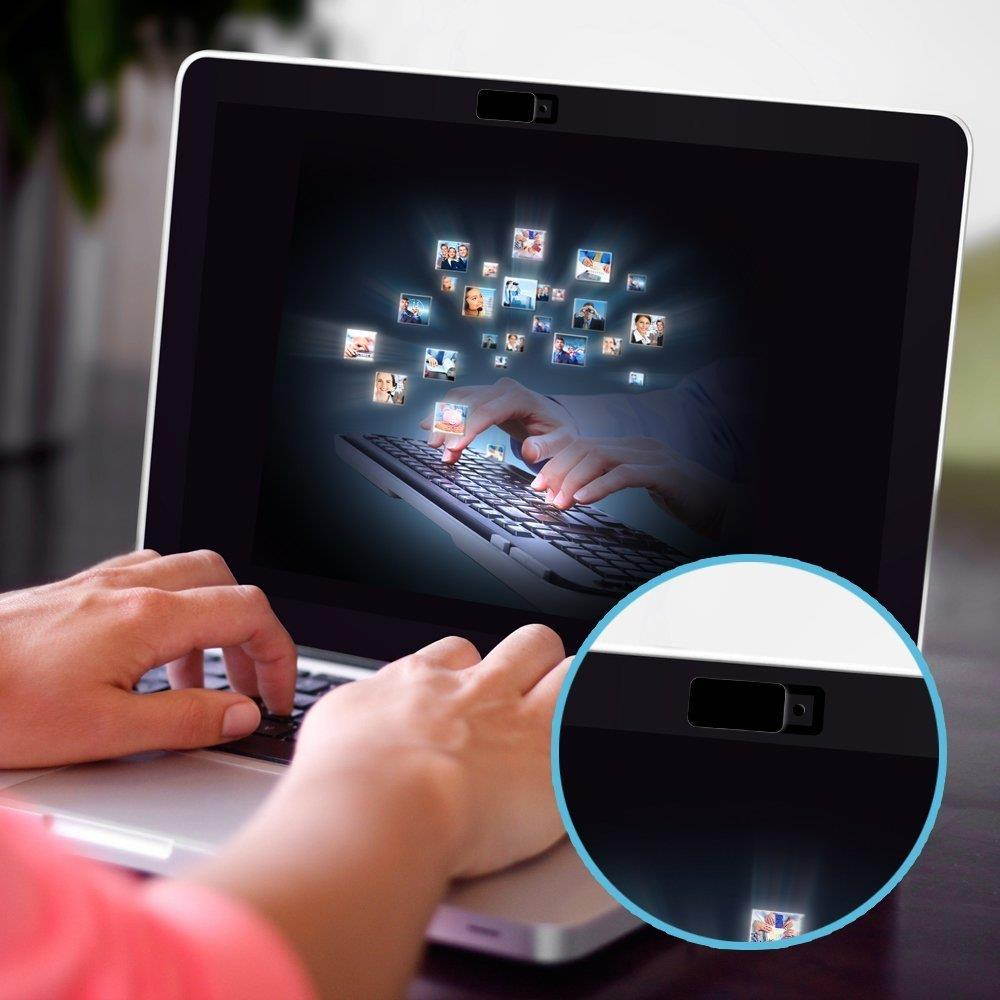 Laptop Webcam Cover, 0.027 inch Ultra-Thin Laptop Slide Webcam Cover Slider Camera Cover for MacBook Pro, Laptop, Mac, PC, Surfcase Pro, iPhone, Protecting Your Digital Life (6 Pack)