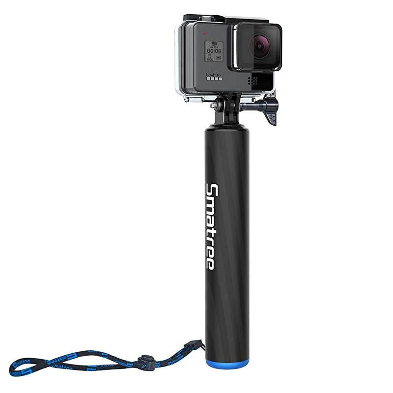 F2 Waterproof Floating Carbon Fiber Selfie Stick Compatible for GoPro MAXHero9876543 Plus321DJI OSMO Action