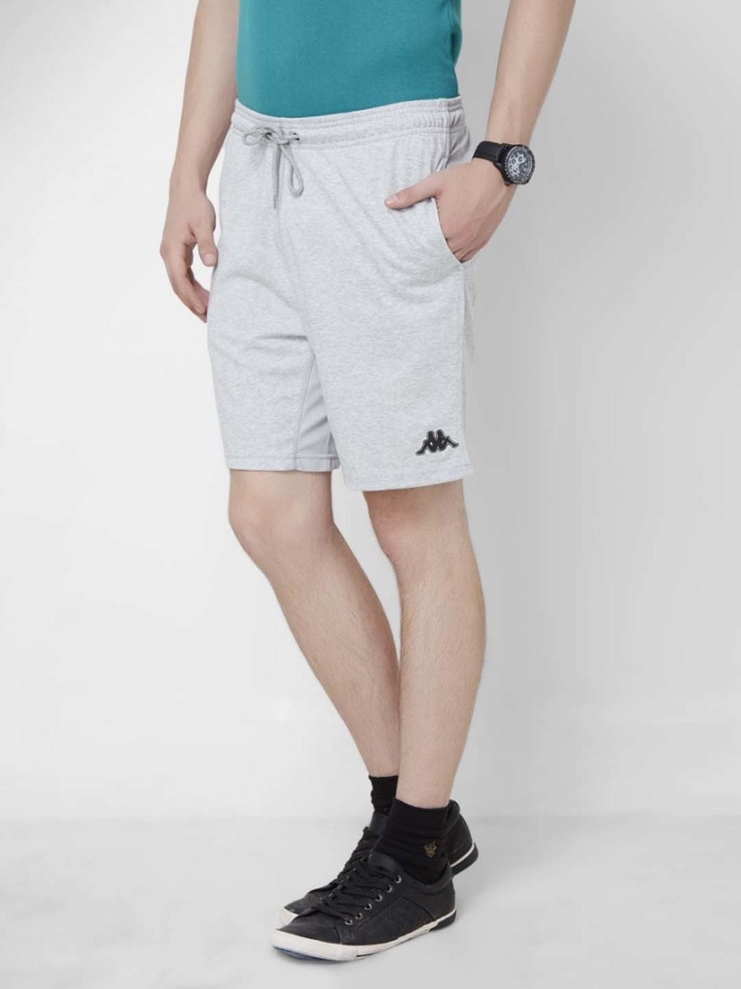 KAPPA Grey Regular Fit Shorts
