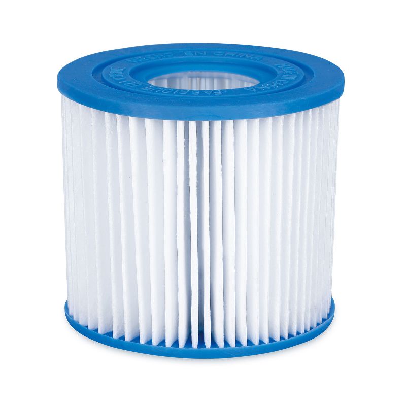 Summer Waves 14ft x 36in Quick Set Above Ground Inflatable Outdoor Swimming Pool with Filter Pump, Ladder, and Filter Cartridge