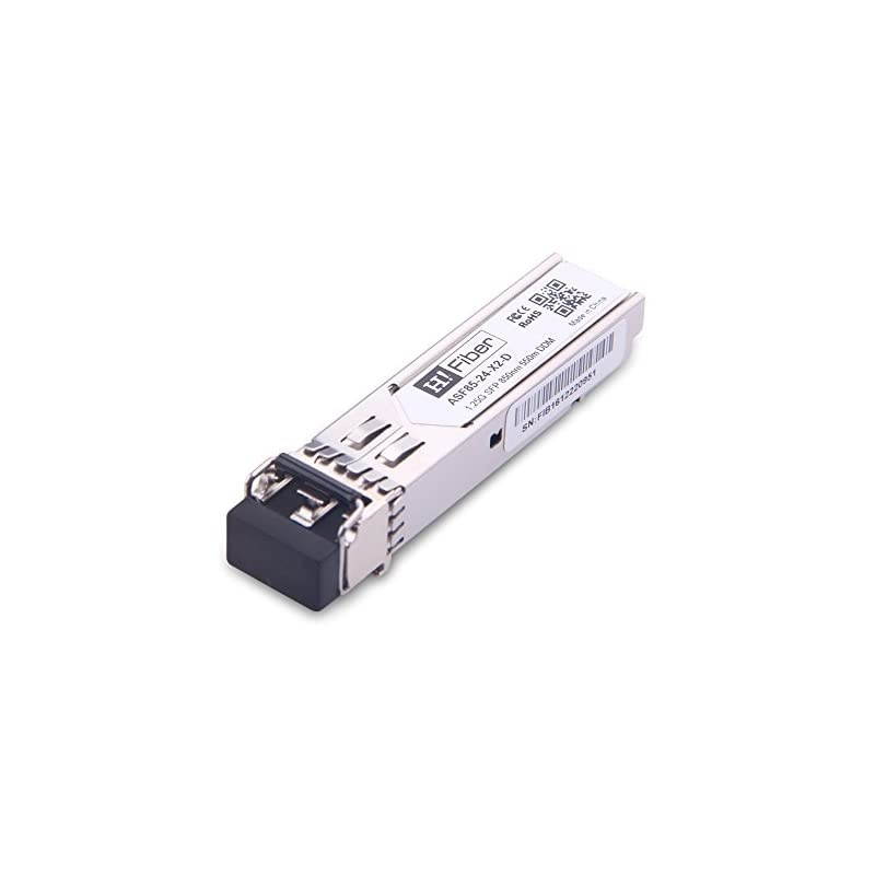 Transceiver Multimode Gigabit Mini-GBIC Module 1000Base-SX Compatible for Cisco GLC-SX-MMD/GLC-SX-MM/-GE-S,Meraki MA--1GB-SX,Ubiquiti,Netgear,D-Link,Mikrotik(MMF, 850nm,550m,DOM)