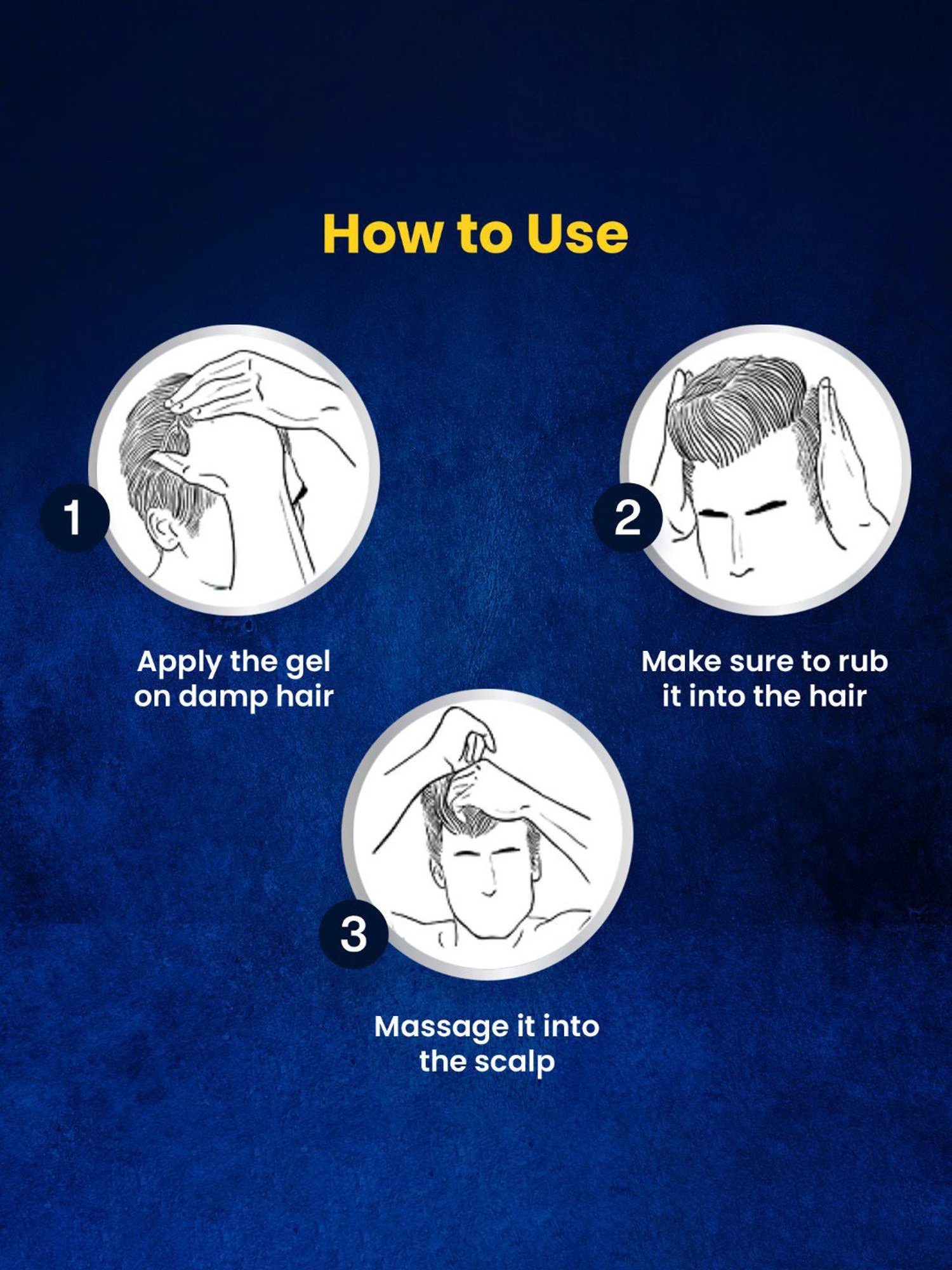 The Beard Story Hair Styling Gel For Medium Hold - 100 gm