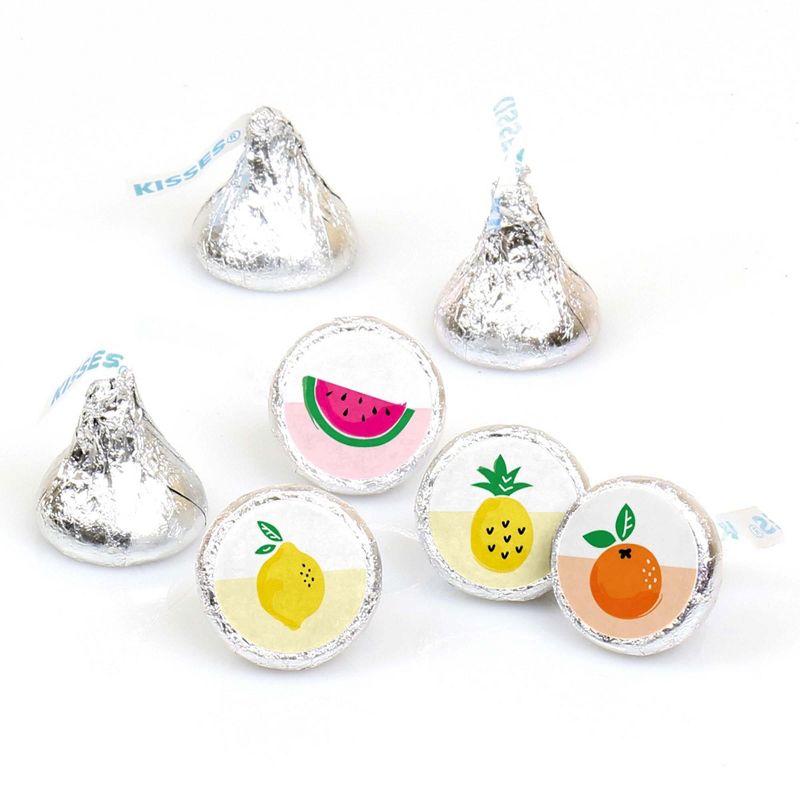 Big Dot of Happiness 40th Milestone Birthday - Mini Wine and Champagne Bottle Label Stickers - Birthday Party Favor Gift for Women and Men - Set of 16