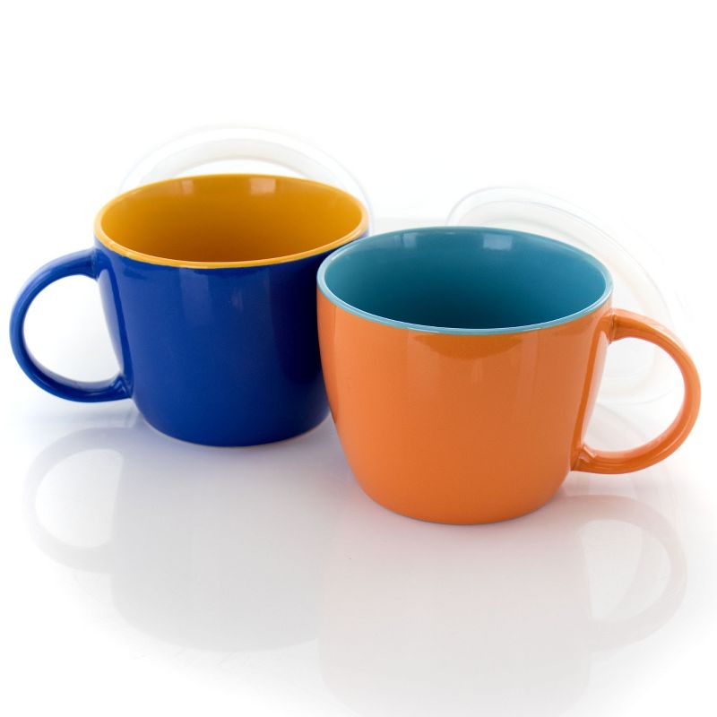 Gibson On The Go 4 Piece 25oz. Soup Mug Set