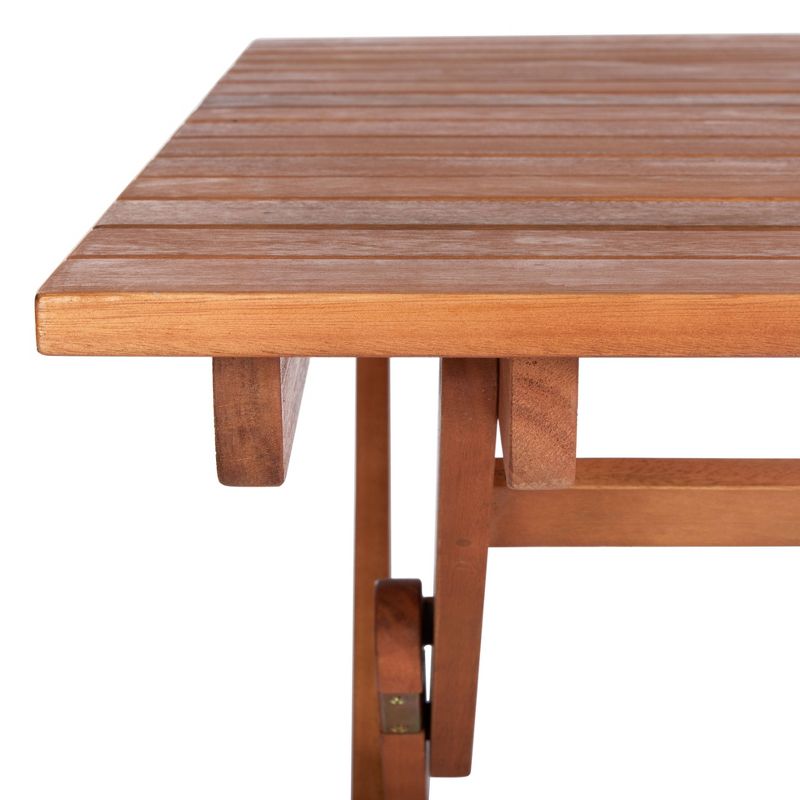 Kresler Folding Table Natural - Safavieh