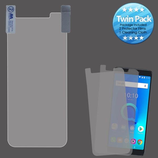 MYBAT Screen Protector Twin Pack for T-Mobile Revvl 2 Plus,7 Folio