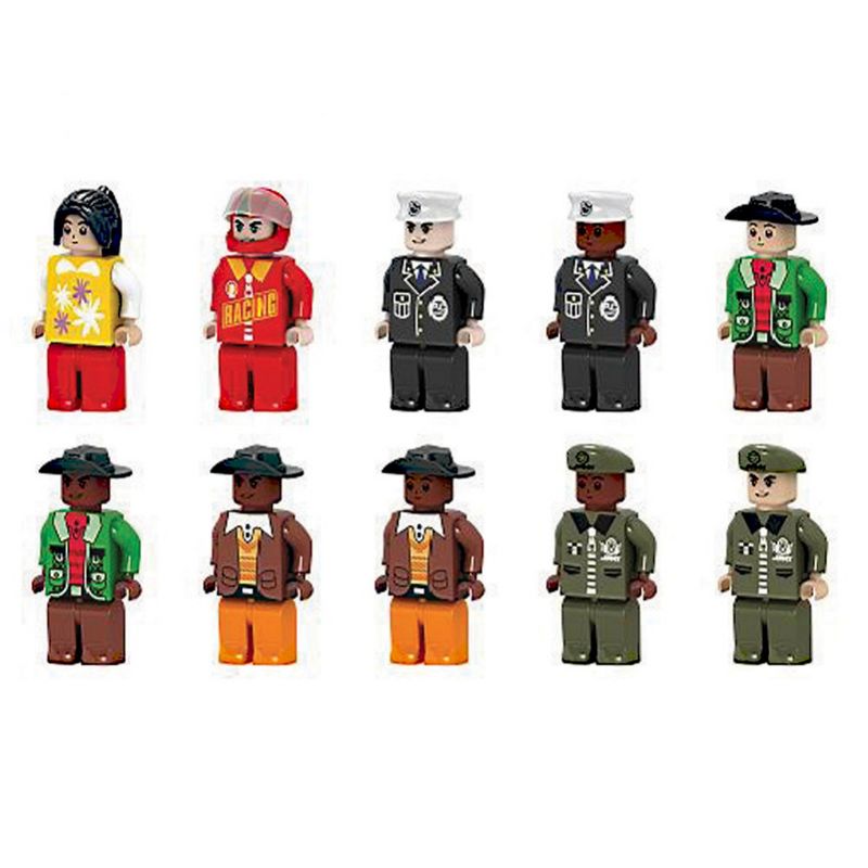 Creative Minds Block Figures Careers Community Set - 50 Piece