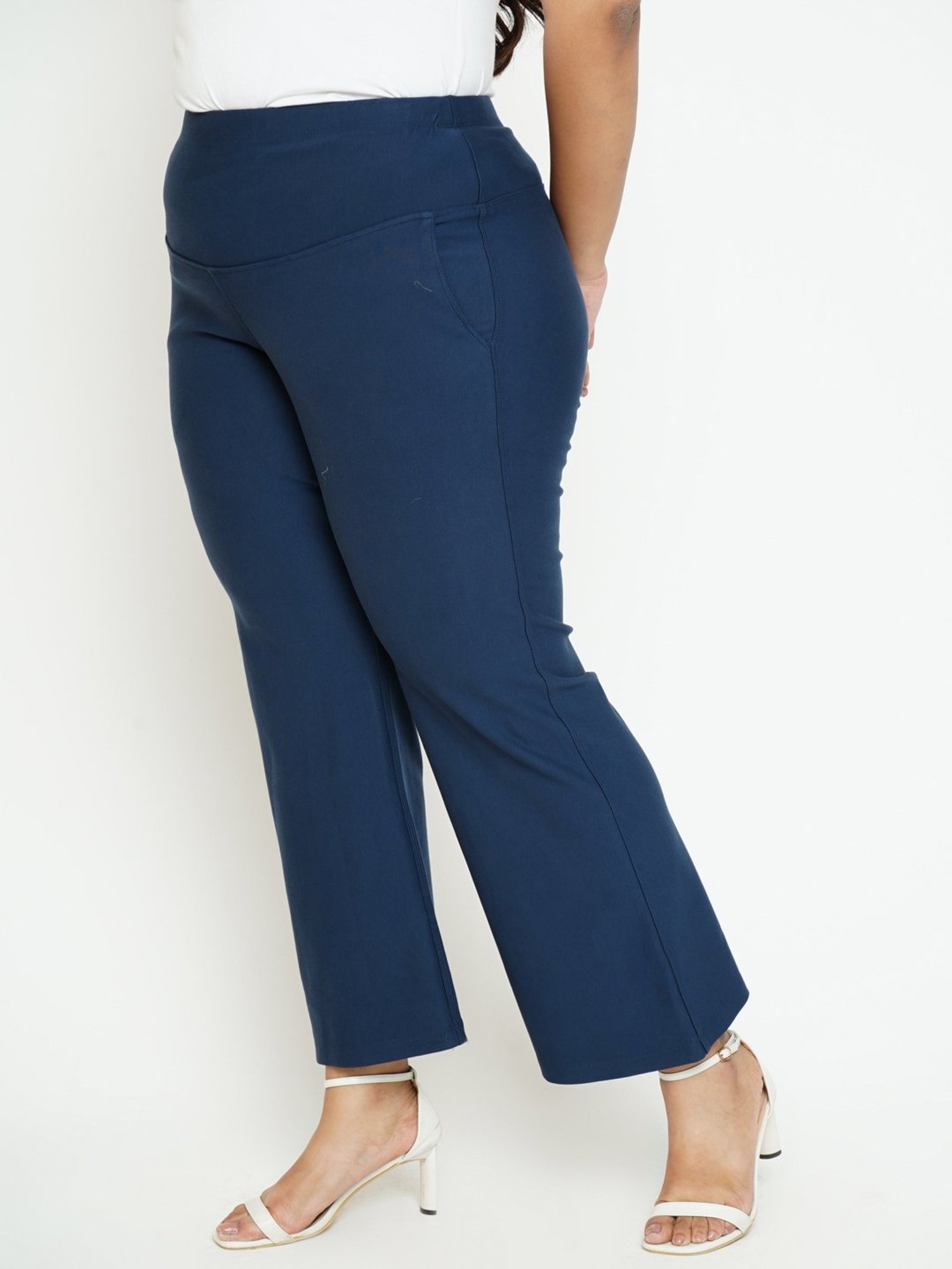 Amydus Navy Regular Fit Pants