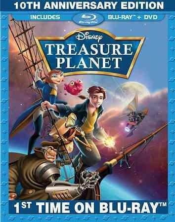BUENA VISTA HOME VIDEO TREASURE PLANET-10TH ANNIVERSARY EDITION (BLU-RAY/DVD/2 DISC COMBO/WS) BR109758