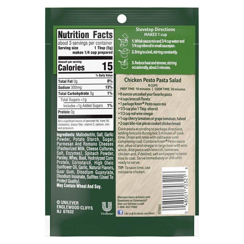 Knorr Pasta Sauce Mix Pesto - 0.5oz
