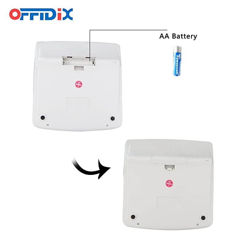 Office Calculators Desktop Calculator,Basic Calculators, Solar Battery Dual Power Electronic Calculator Portable 12 Digit Large LCD Display Calculator Large Calculator
