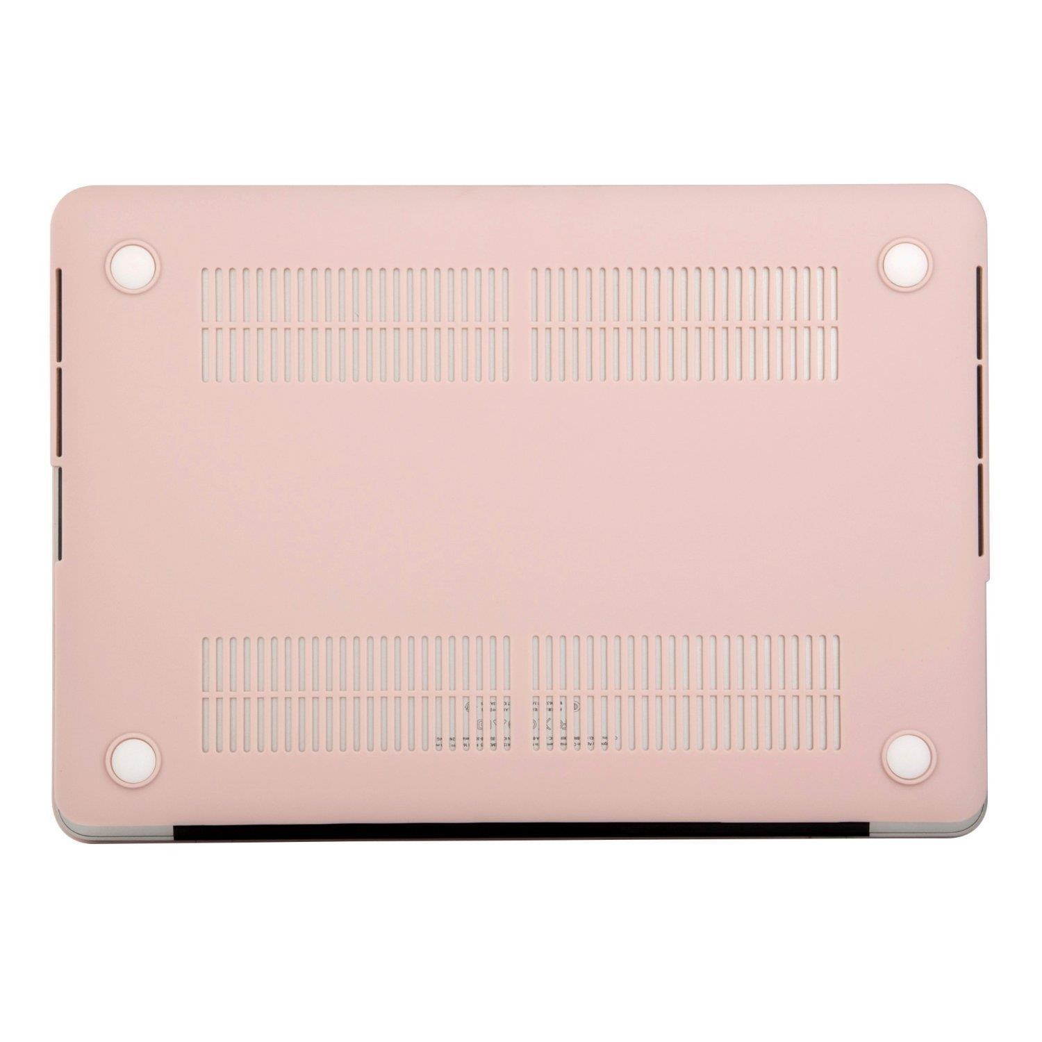 MOSISO Plastic Hard Case Shell & Keyboard Cover & Screen Protector Only Compatible [Previous Generation] MacBook Pro (No USB-C) Retina 15 Inch (Model: A1398) (No CD-ROM), Rose Quartz